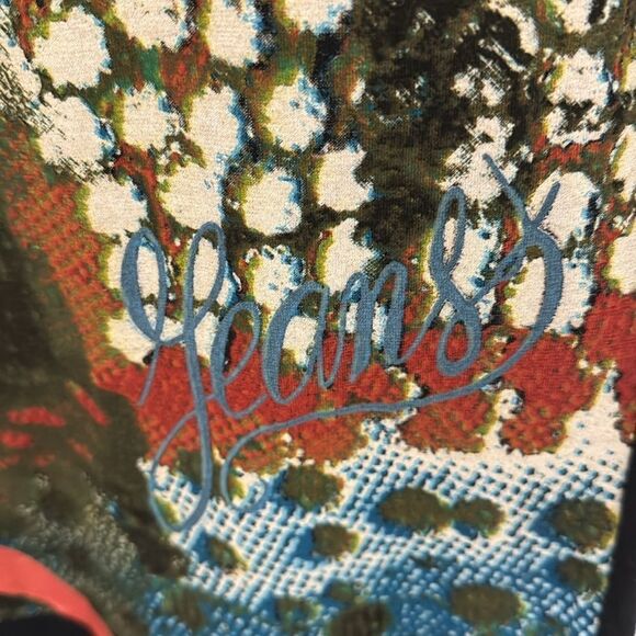 Christian Lacroix Jeans Tank Top Black Dress  with Striking Print. Size Small. - Picture 4 of 5